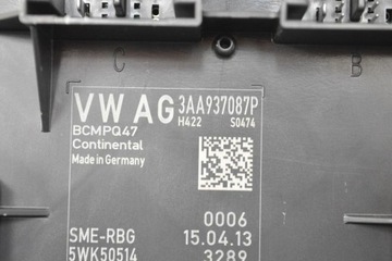MODUL POHODĚ VW PASSAT B7 (362) 3AA937087P 2013