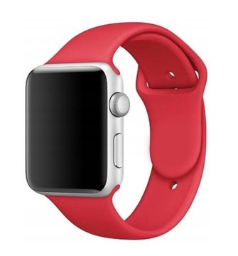 PASEK SILIKONOWY DO IWATCH 38/40/41mm|RED