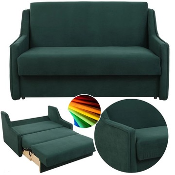 Amerykanka do spania rozkładana Kordian SOFA pojemnik na pościel sprężyny