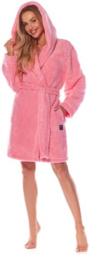 КОРОТКИЙ ТЕПЛЫЙ ПУХОВЫЙ ХАЛАТ ЖЕНСКИЙ БАНА S