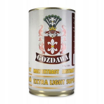 EKSTRAKT SŁODOWY PŁYNNY SUPERJASNY GOZDAWA SŁÓD DO NASTAWU PIWA PIWO DOMOWE