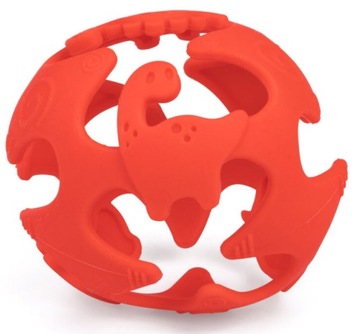 GiliGums Dino BALL Мягкий силиконовый прорезыватель 3 мес+ C