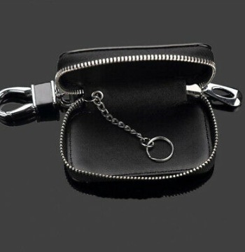 Красивый чехол - кольцо для ключей MINI COOPER из натуральной кожи