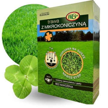 TRAWA NASIONA Trawnik z mikrokoniczyną OZDOBNY BEZ NAWOŻENIA 1 KG