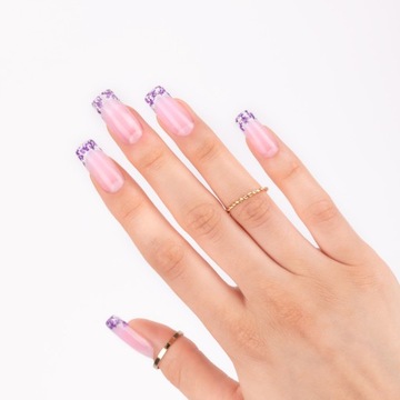 НАБОР УФ/LED лампы + 3 геля для ногтей во флаконе MOLLYNAILS 10г