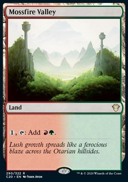 Mossfire Valley - mana RG @@@@