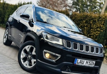 Jeep Compass II SUV 1.4 MultiAir 140KM 2018 Jeep Compass LIMITED 1,4 Pamieci Led Skora Grz...