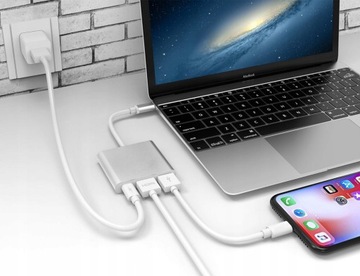 Кабель Type C — HDMI 4K2K, 1,8 метра, черный