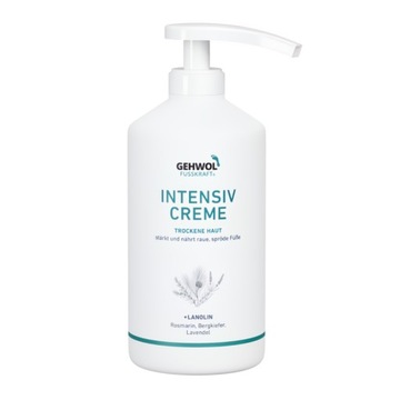 GEHWOL FUSSKRAFT INTENSIVE CREAM Intensywny krem 500ml + 4 PRÓBKI GRATIS