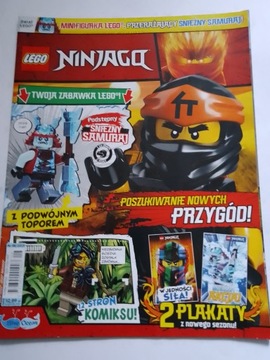 Ninjago Lego magazyn 8/2019 Samuraj + plakat