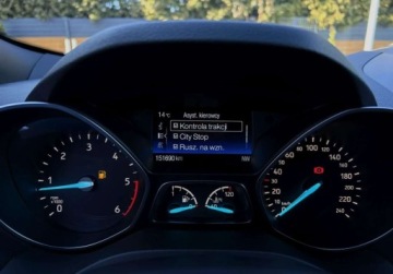 Ford Kuga II SUV Facelifting 2.0 TDCi 150KM 2017 Ford Kuga ST-lineZAREJESTROWANY navi SKORAALCANTARA gwarancjabezwypadkowa, zdjęcie 20