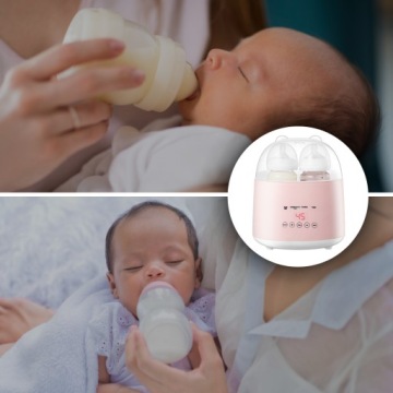 Электрический подогреватель для бутылочек Care Life розовый + яйцеварка