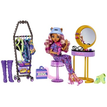 Monster High Doll and Fashion Playset, Clawdeen Wolf Doll and Accessories,