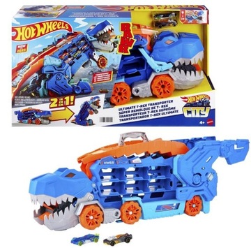 HOT WHEELS CITY T-REX MEGA TRANSPORTER HNG50