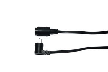 Kabel głośnikowy 2x1mm wtyk kątowy/gniazdo proste