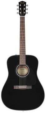 Акустическая гитара Fender CD-60 Black V3