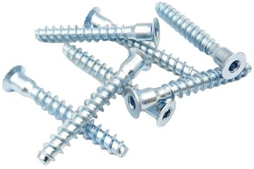 20x мебельный шуруп Confirmat 7x70 мм