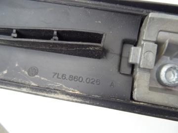 Рейлинги на крышу черные 7L6860026A Touareg 7L Lift