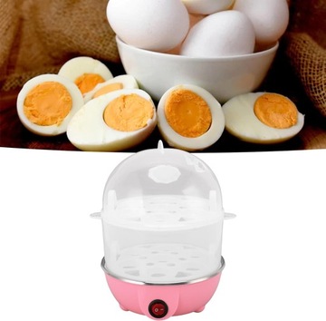 Яйцеварка, яйцеварка для дома, автоматическое отключение еды (розовый)