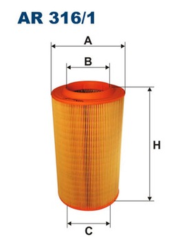 AR316/1 FILTRON FILTR VZDUCHU