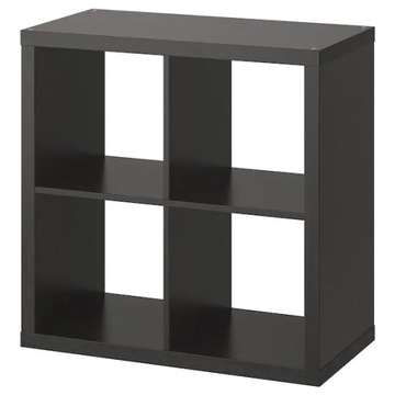 IKEA KALLAX regał półka 77x77 cm CZARNOBRĄZ