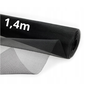 CZARNA siatka na metry 1,4m x 1m MOSKITIERA