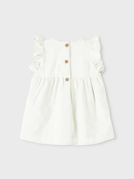 NAME IT Sukienka 13214227 Biały Regular Fit