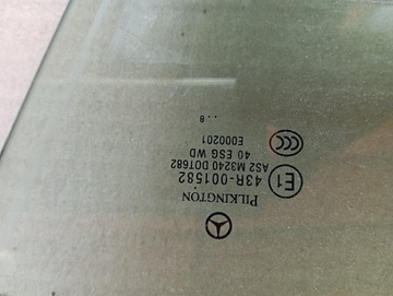 MERCEDES C TŘÍDA W204 SKLO (OKNO) DVEŘE PŘEDNÍ LEVÝ