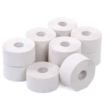 6 рулонов туалетной бумаги Jumbo XXL размером 6х100 м для двухслойного диспенсера.