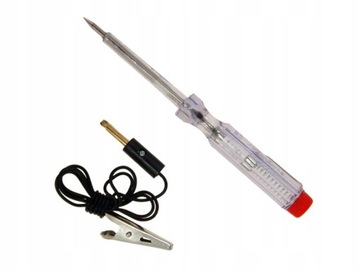 Тестер напряжения на пробирке, пластик 6 В, 12 В, 24 В