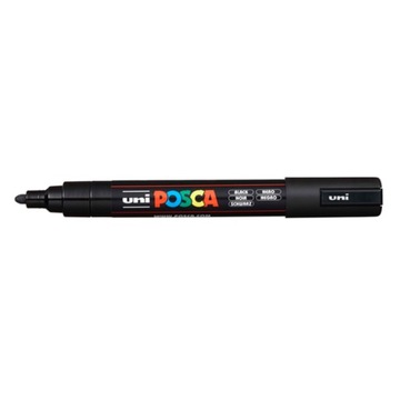 Marker z farbą UNI POSCA PC-5M czarny NaBiurQ