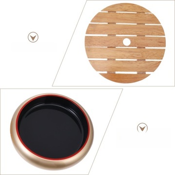 ВЕДРО ДЛЯ СУШИ ЗОЛОТОЙ ДЕКОР 2 ШТ.