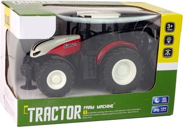 БОЛЬШОЙ RC ТРАКТОР RC ТРАКТОР РЕЗИНОВЫЕ КОЛЕСА СВЕТОДИОДНЫЙ СВЕТ