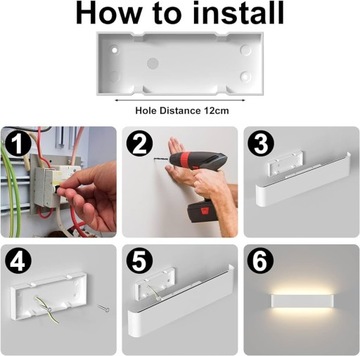 2x СВЕТОДИОДНЫЙ НАСТЕННЫЙ СВЕТИЛЬНИК БЕЛЫЙ 16Вт 3000К 40см IP65