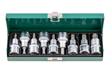 Zestaw 9szt. bitów TORX z nasadką 1/2'' S07H4109S Jonnesway
