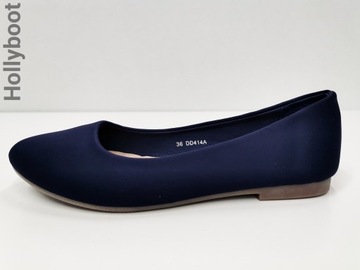 BALERINY PARIS BALETKI GŁADKIE SZARE SATYNOWE