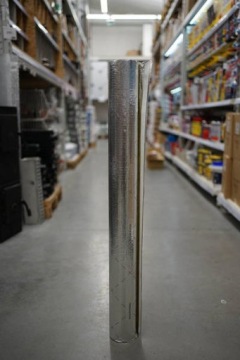 Минераловатные лаги Rockwool - 60/20 мм - 800 ALU - изоляция труб - 1 м