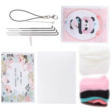 Набор для валяния иглой, шерстяная фруктовая кукла, упаковка ручной работы