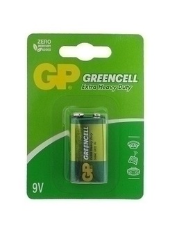 Bateria GP GREENCELL 6F22 9V cynkowo-chlorkowa