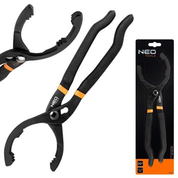 КЛЮЧ NEO ИЗОГНУТЫЙ 20° ДЛЯ МАСЛЯНЫХ ФИЛЬТРОВ 63,5–116 мм 11–240