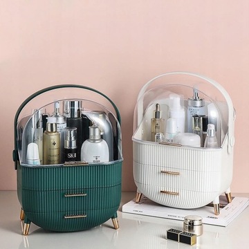 КОРОБКА-ОРГАНИЗАТОР ДЛЯ КОСМЕТИКИ И УКРАШЕНИЙ, БЕЛЫЙ