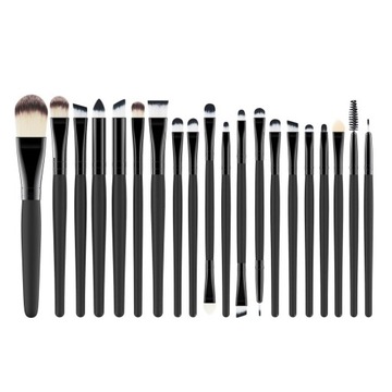 ZESTAW PROFESJONALNYCH PĘDZLI DO MAKIJAŻU 20 SZTUK