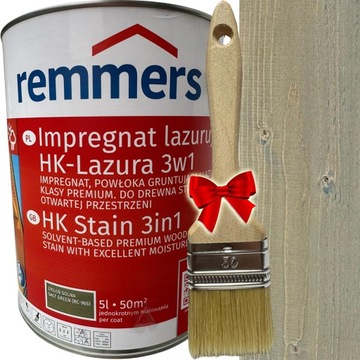 Remmers IMPREGNAT do elewacji HK LASUR LAZURA 3w1 5L ZIELEŃ SOLNA 2292
