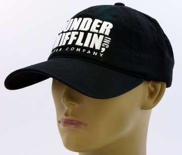 Czapka z daszkiem męska Biuro THE OFFICE DUNDER MIFFLIN 56-60cm Haft Czarna