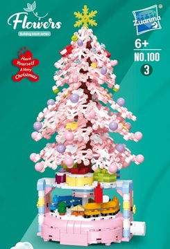 Christmas Series Tree Bonsai Building Blocks Assemble Brick Toy