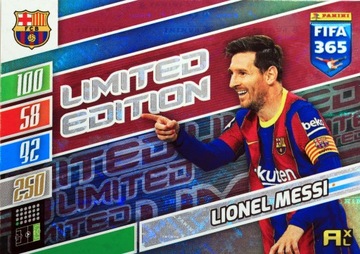 MESSI Limited BARCELONA karta mała FIFA 365 2022
