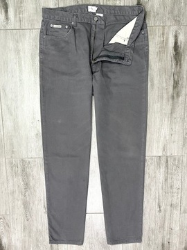 CALVIN KLEIN Vintage Jeansy Męskie Spodnie Easy Fit Logowane r. W38 L32