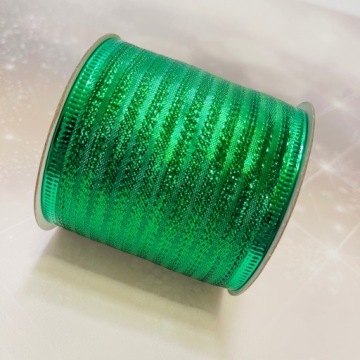 ШИРОКАЯ РОЖДЕСТВЕНСКАЯ ЛЕНТА 63мм ДЛЯ ПОДАРКОВ 3м W1