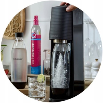 Мега набор: 2x SodaStream Fuse 1L Bottle Black + посудомоечная машина + щетка