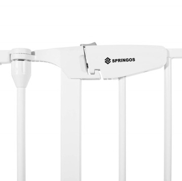 BARIERKA OCHRONNA ZABEZPIECZAJĄCA SCHODY DRZWI KOMINEK BRAMKA 318cm BIAŁA